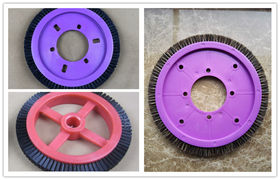 Cepillo de la rueda de cepillos de Stenter del algodón del rollo de LK Artor de la maquinaria de la materia textil