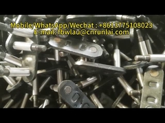 Partes de estentadores de acero Monforts Clips de estentadores para máquinas de estentadores