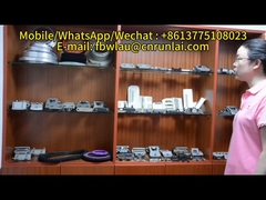 Maquinaria para el acabado de textiles con pinzas de acero para el calentamiento